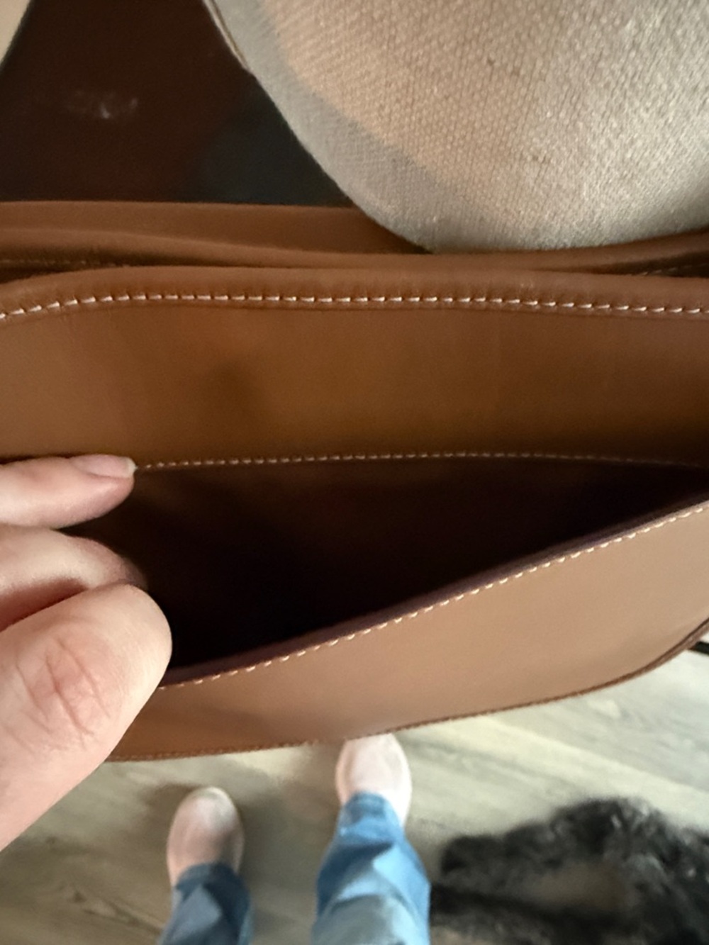 COACH Saddle Bag with Embellished Butterfly - Picture 5 of 9